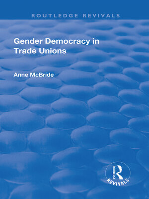 cover image of Gender Democracy in Trade Unions